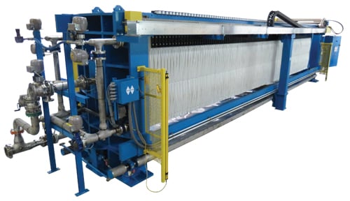 overhead filter press