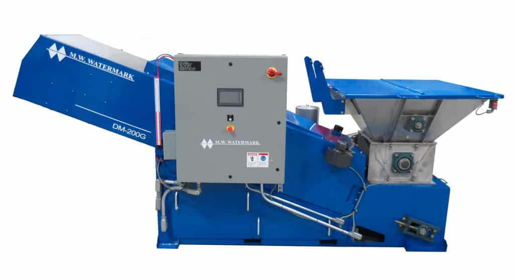 M.W. Watermark Continuous Sludge Dryer - DM-200G - Control Panel Side View