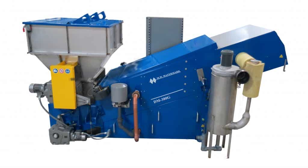M.W. Watermark Continuous Sludge Dryer - DM-380G - Wet Scrubber Side View