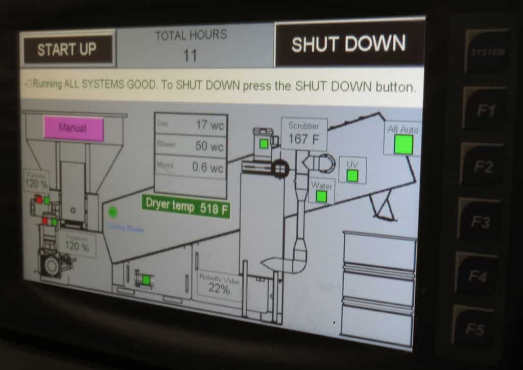 User-Friendly PLC Touch Screen with Fault Alarms - M.W. Watermark Continuous Sludge Dryer