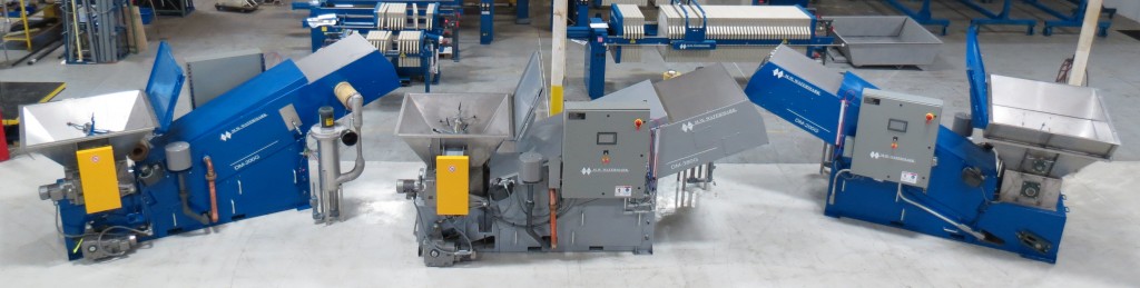 M.W. Watermark Continuous Sludge Dryers - DM-200G, DM-380G