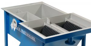 M.W. Watermark Slant Plate Wastewater Clarifier Series - SPC-40 with Tnemec Internal Coating