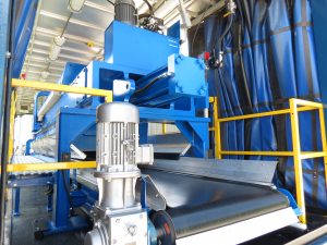 M.W. Watermark trailer-mounted mobile filter press, built for produced water recovery.
