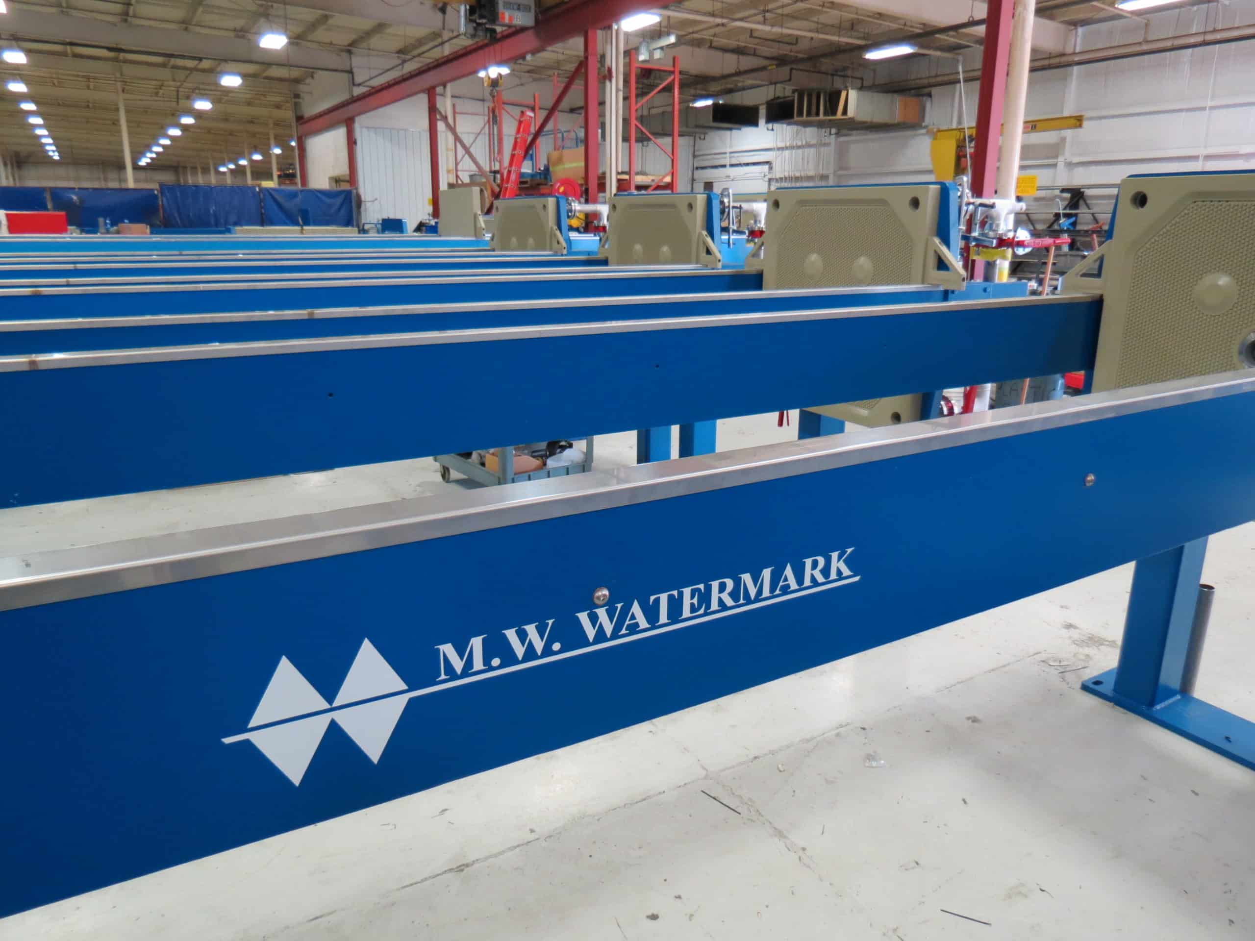 M.W. Watermark manufactures new and rebuilds used filter presses for a variety of industrial applications
