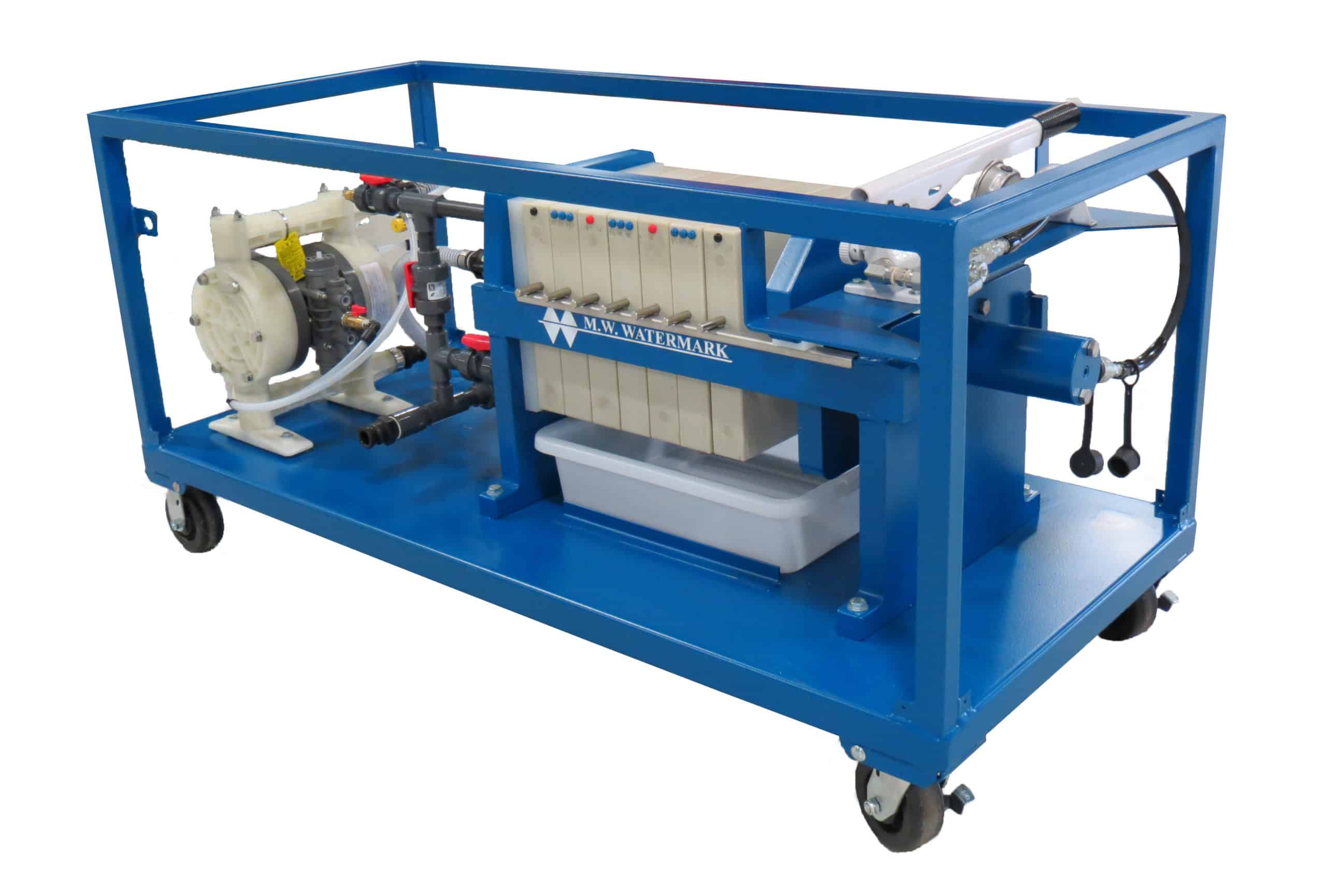 M.W. Watermark 320mm Pilot Filter Press; Bench Top Filter Press 