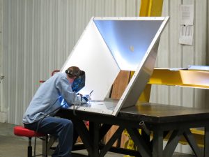 M.W. Watermark In-House Welding and Fabrication - Sludge Dryer Cake Hopper