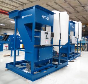 M.W. Watermark SPC-20 and SPC-40 Skid Mounted Clarifiers with Tanks and Pumps; How does a wastewater clarifier work?; What does a clarifier do?