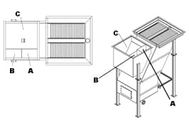 M.W. Watermark Slant Plate Clarifier - Inclined Plate Clarifier - Diagrams