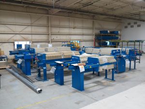 Photo Of Industrial Filter Press Equipment Photo Of Industrial Filter Press Equipment - M.W. Watermark