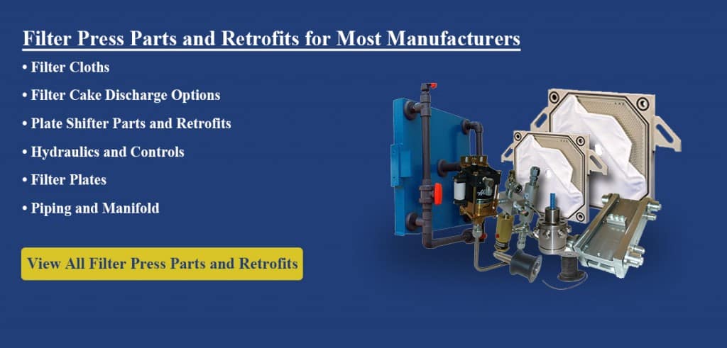 Filter Press Parts and Retrofits for Most Manufacturers