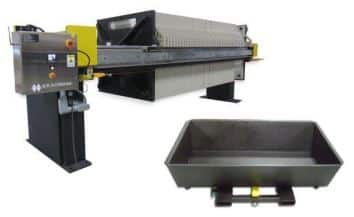 Enduroliner Coated M.W. Watermark Filter Press and Cake Hopper - Materials of Construction: Types of Coatings