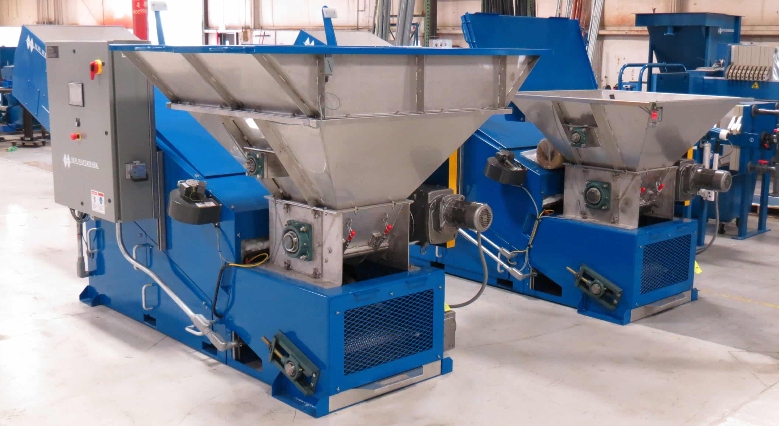 A Pair of Completed M.W. Watermark Continuous Sludge Dryers - DM-200G