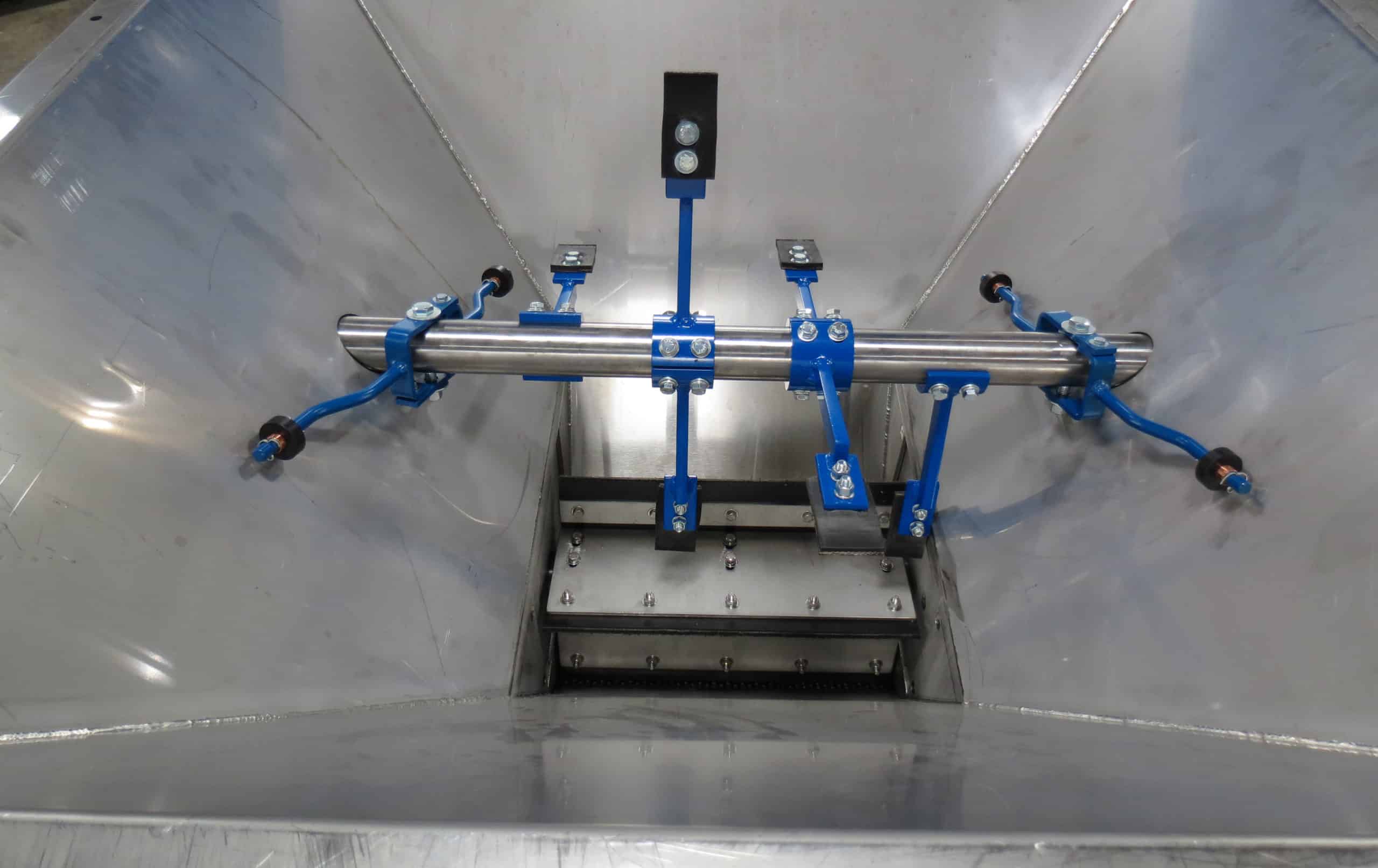 Stainless Steel Cake Hopper - M.W. Watermark Continuous Sludge Dryer