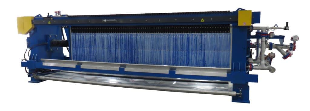 1200mm Overhead Filter Press with Automatic Plate Shifter - Filter Cloths for Large Presses