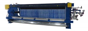 M.W. Watermark 1200mm Overhead Filter Press - Lime Softening Application