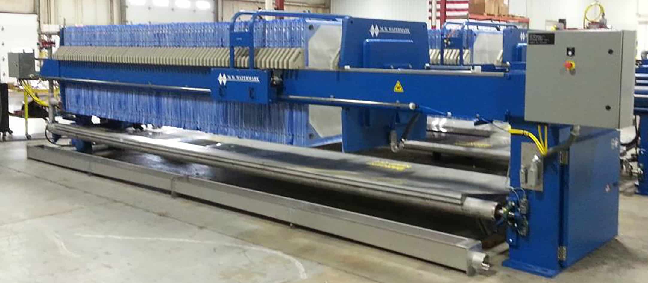 M.W. Watermark 1200mm Filter Press – Built for a Neutralized Mine Wastewater Application