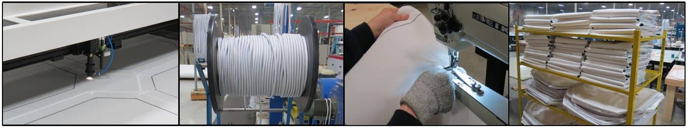 M.W. Watermark Filter Cloths for Large Presses; Mining Filter Cloths