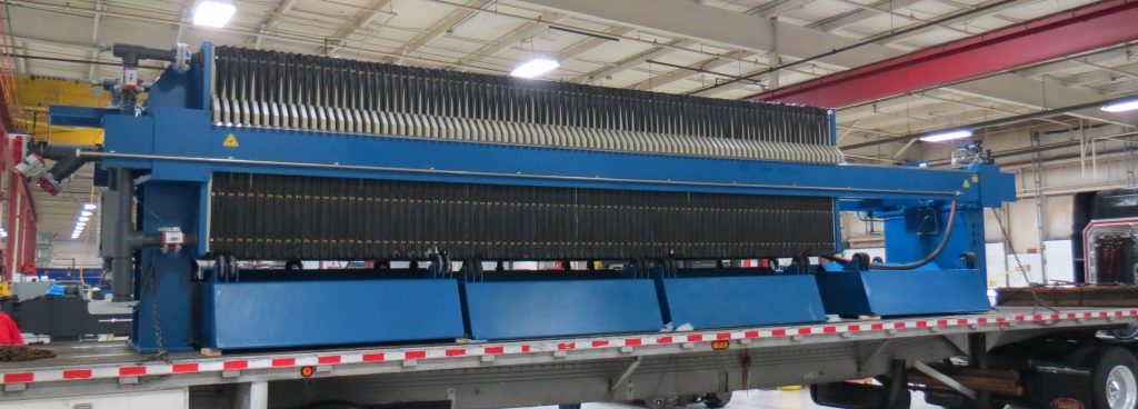 M.W. Watermark 1500mm Filter Press - Brine Solution from Produced Water Recovery Application.