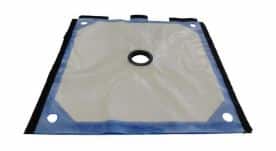 Non-Gasketed (NG) cloth with a rubber barrel neck for increased durability and hook and loop material to minimizes leakage