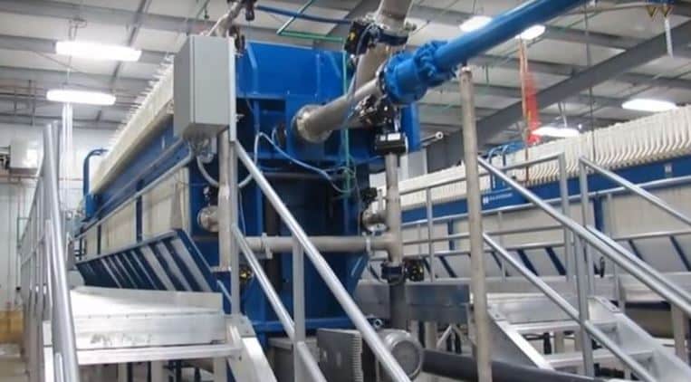 M.W. Watermark - Filter Presses for Lime Softening Water Treatment Application