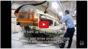 Video: M.W. Watermark In-House CNC Machining a Custom Filter Plate