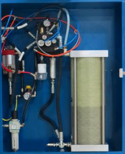 M.W. Watermark Manifold Block Air-Operated Hydraulics - Inside the Hydraulics Cabinet