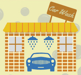 M.W. Watermark filter presses can be used to recycle car wash wastewater