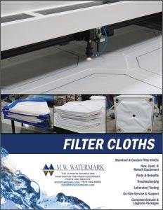 M.W. Watermark Filter Cloths Product Guide Cover