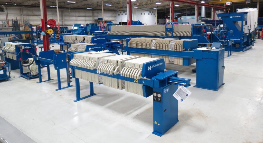 M.W. Watermark Manufactures New and Rebuilds Used Filter Presses and Other Wastewater Treatment Equipment; Used Filter Press for Sale; Used Wastewater Treatment Equpment for Sale; Filter Press Second Hand