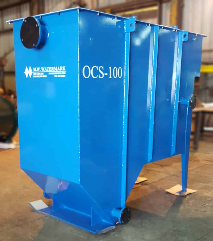 M.W. Watermark OCS-100 Carbon Steel. Built for a plywood manufacturer; Oil Coalescing Separator; Oil Water Separator