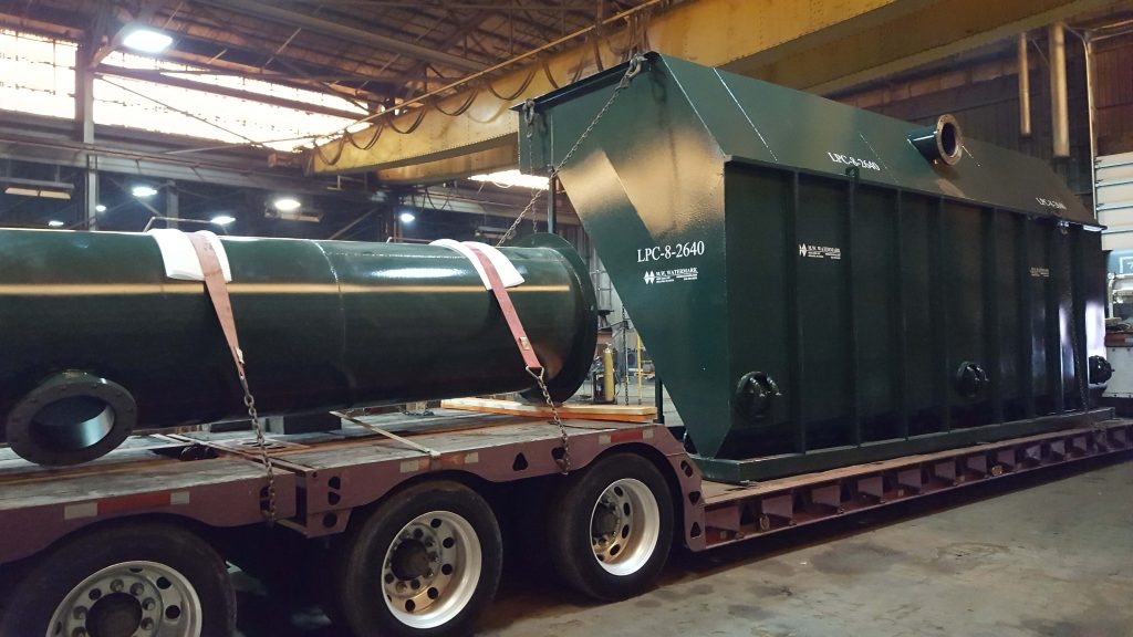 M.W. Watermark Low Profile Claifier: LPC-8-2640. Manufactured for a Recovered Water Application.