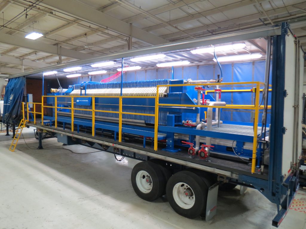 M.W. Watermark 1200mm Mobile Trailer-Mounted Filter Press - Available for Rental or Purchase