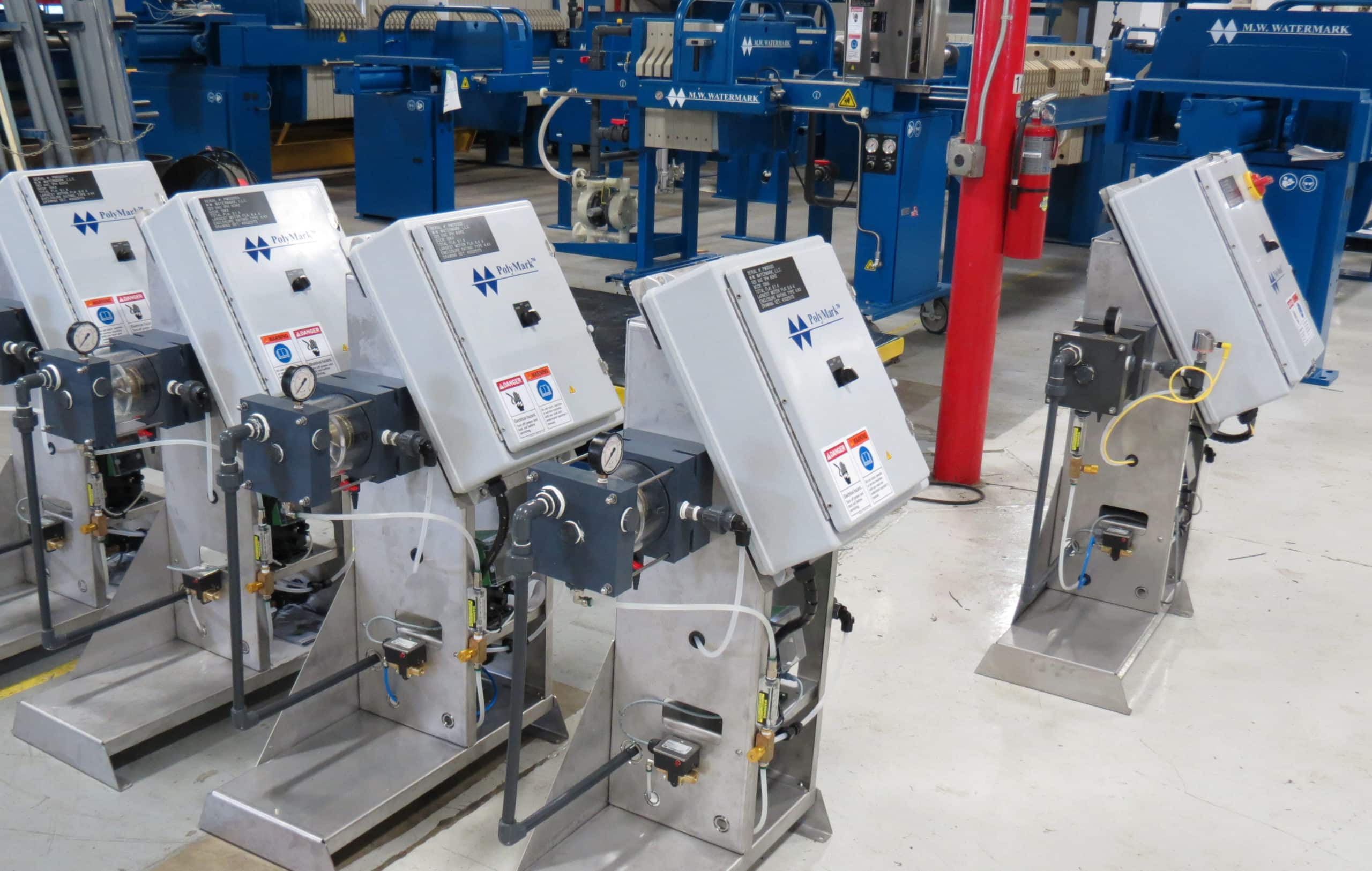 M.W. Watermark PolyMark Polymer Blending Units