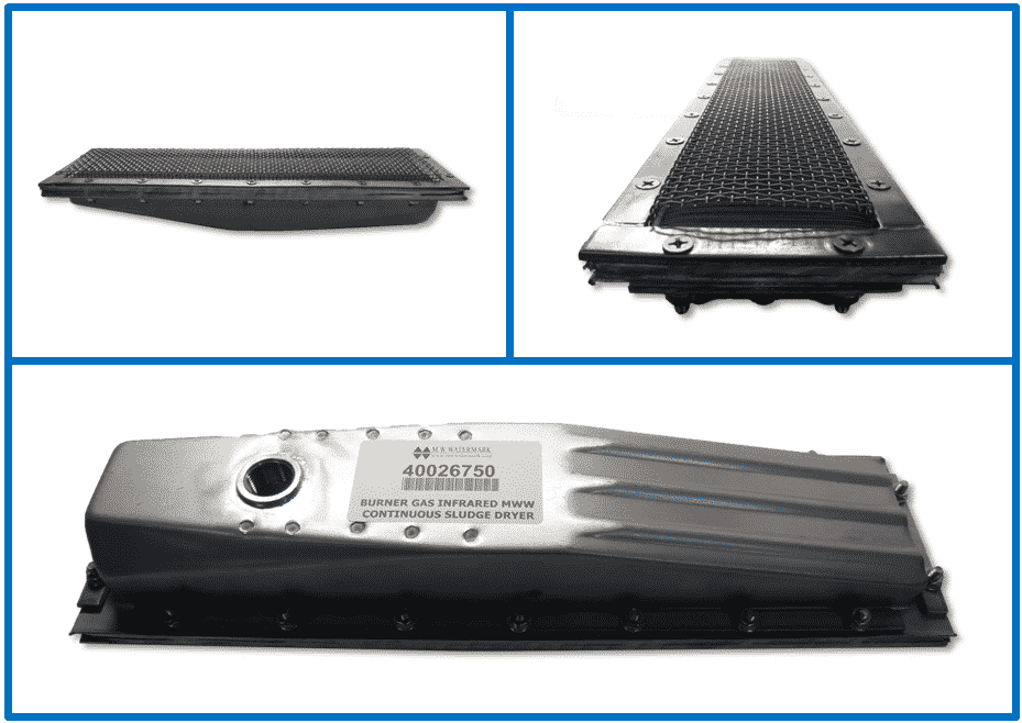 M.W. Watermark Continuous Sludge Dryer Infrared Burners