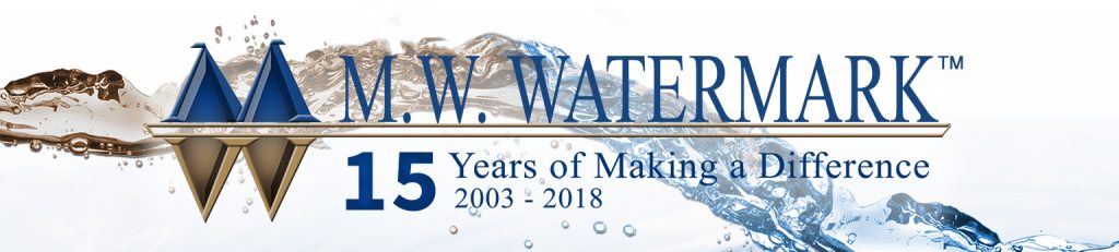 M.W. Watermark 15-Year Anniversary Banner