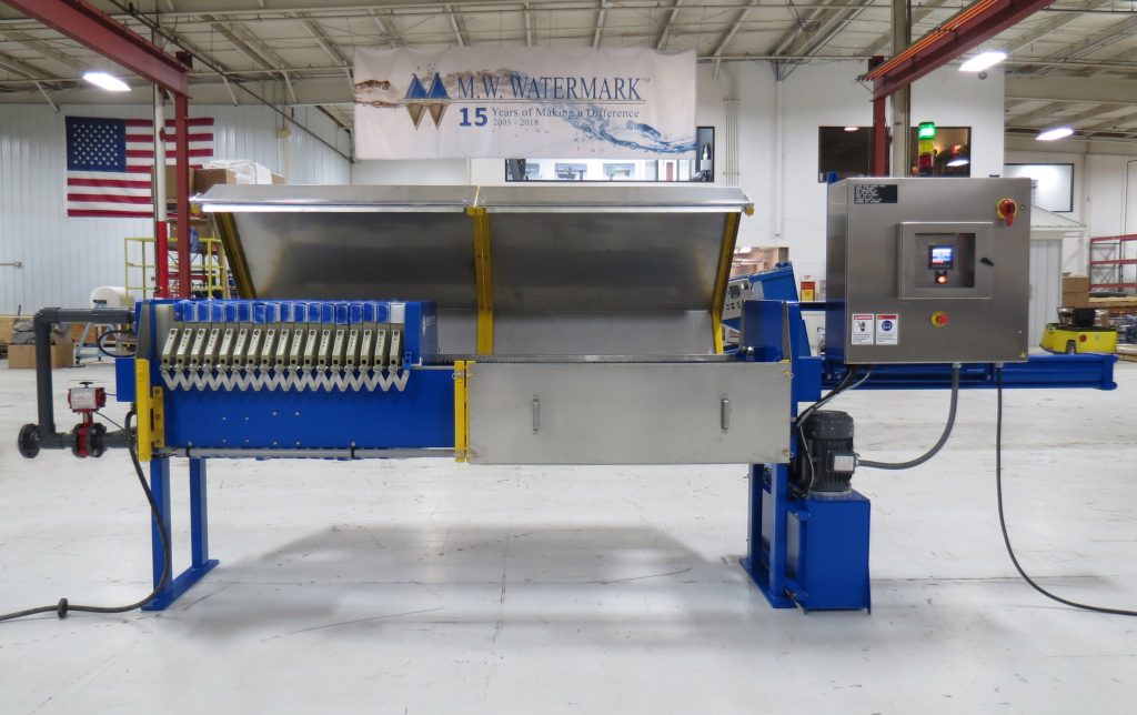 M.W. Watermark manufactures filter presses for concrete wastewater applications