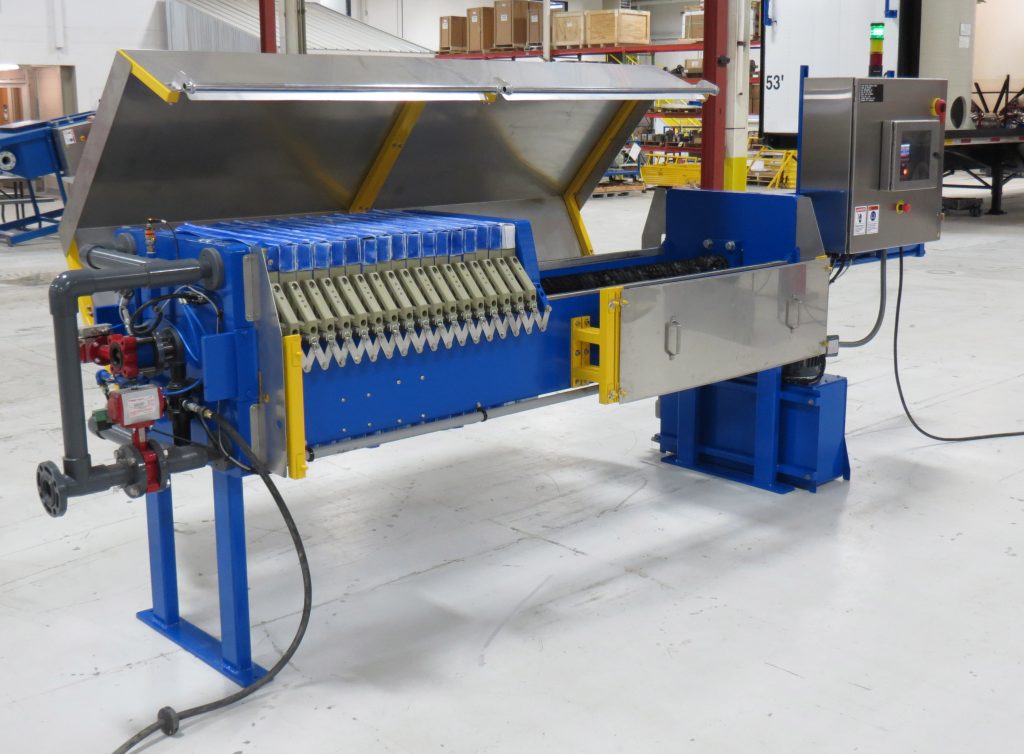 M.W. Watermark 630mm Filter Press - Designed for Concrete Wastewater Applications - Includes Auto Plate Shifter with a Bump Mechanism