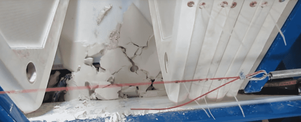 M.W. Watermark glass fabrication filter press cake