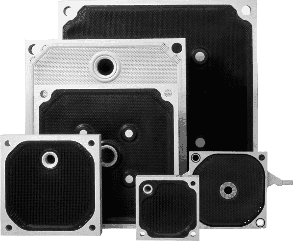 M.W. Watermark Membrane Filter Press Plates; Membrane Squeeze Filter Press Design