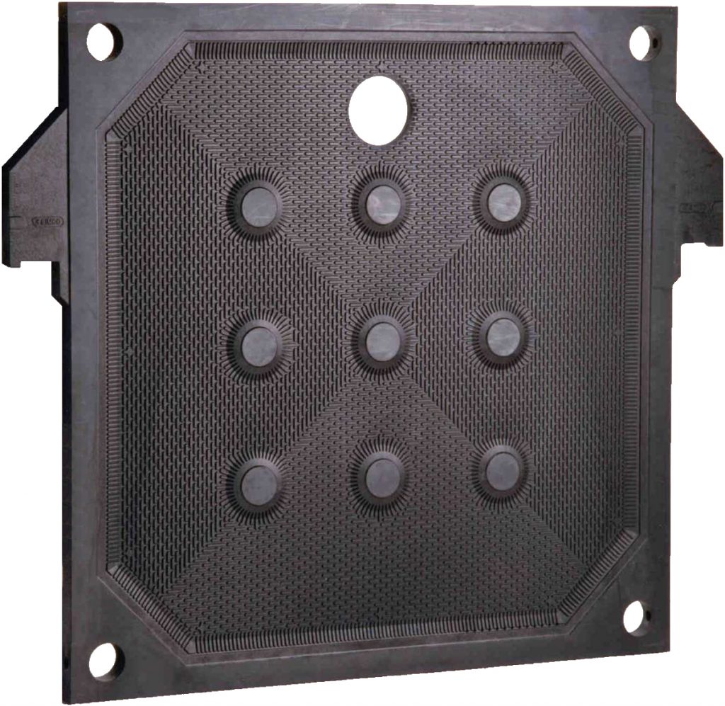 M.W. Watermark PVDF Filter Press Plate