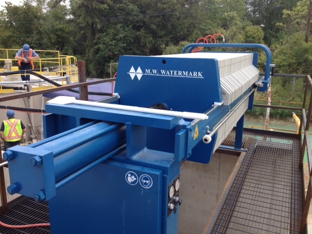 M.W. Watermark manufactures filter presses for recycling and reusing concrete wastewater