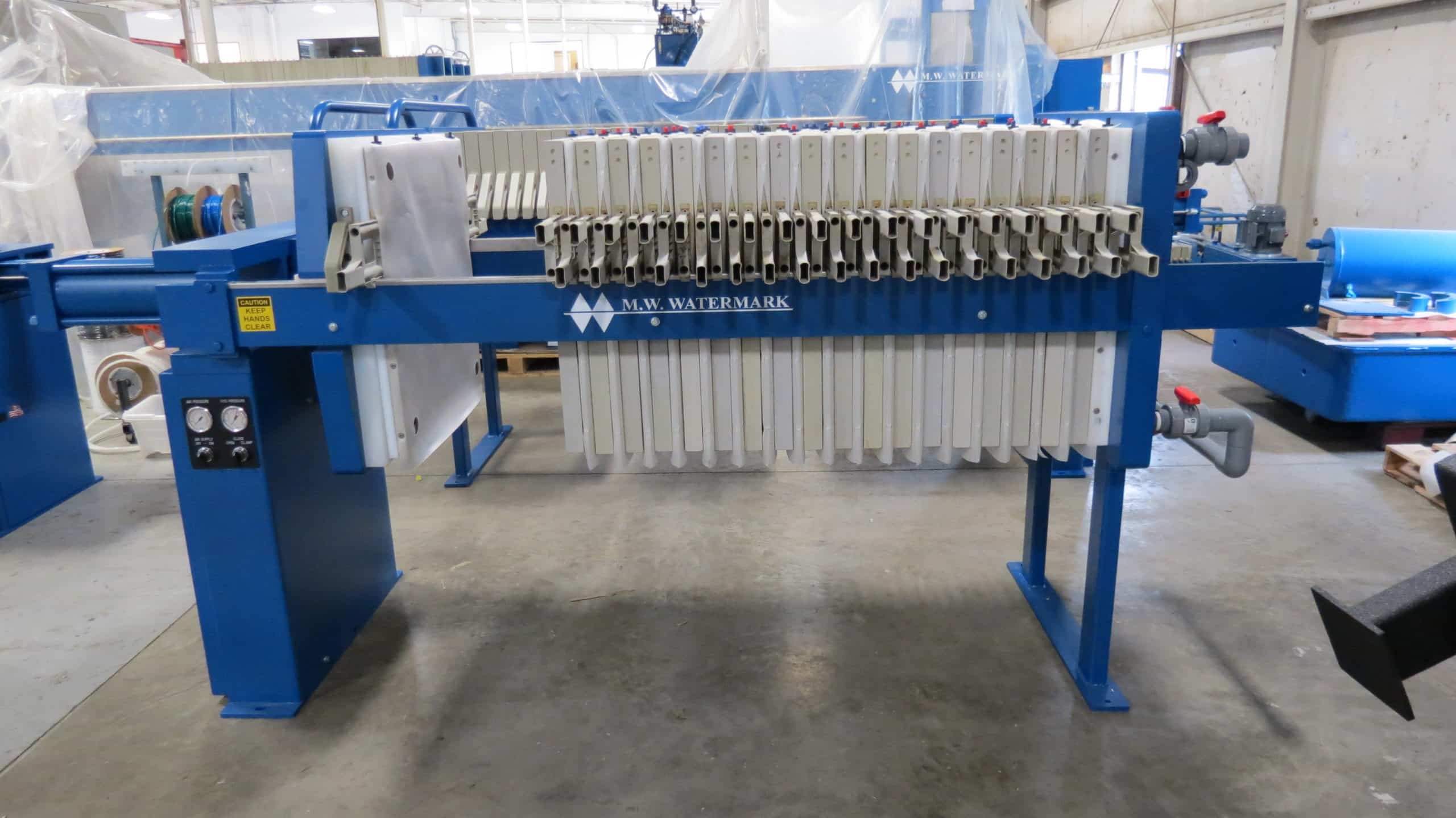 M.W. Watermark Plate and Frame Filter Press Design