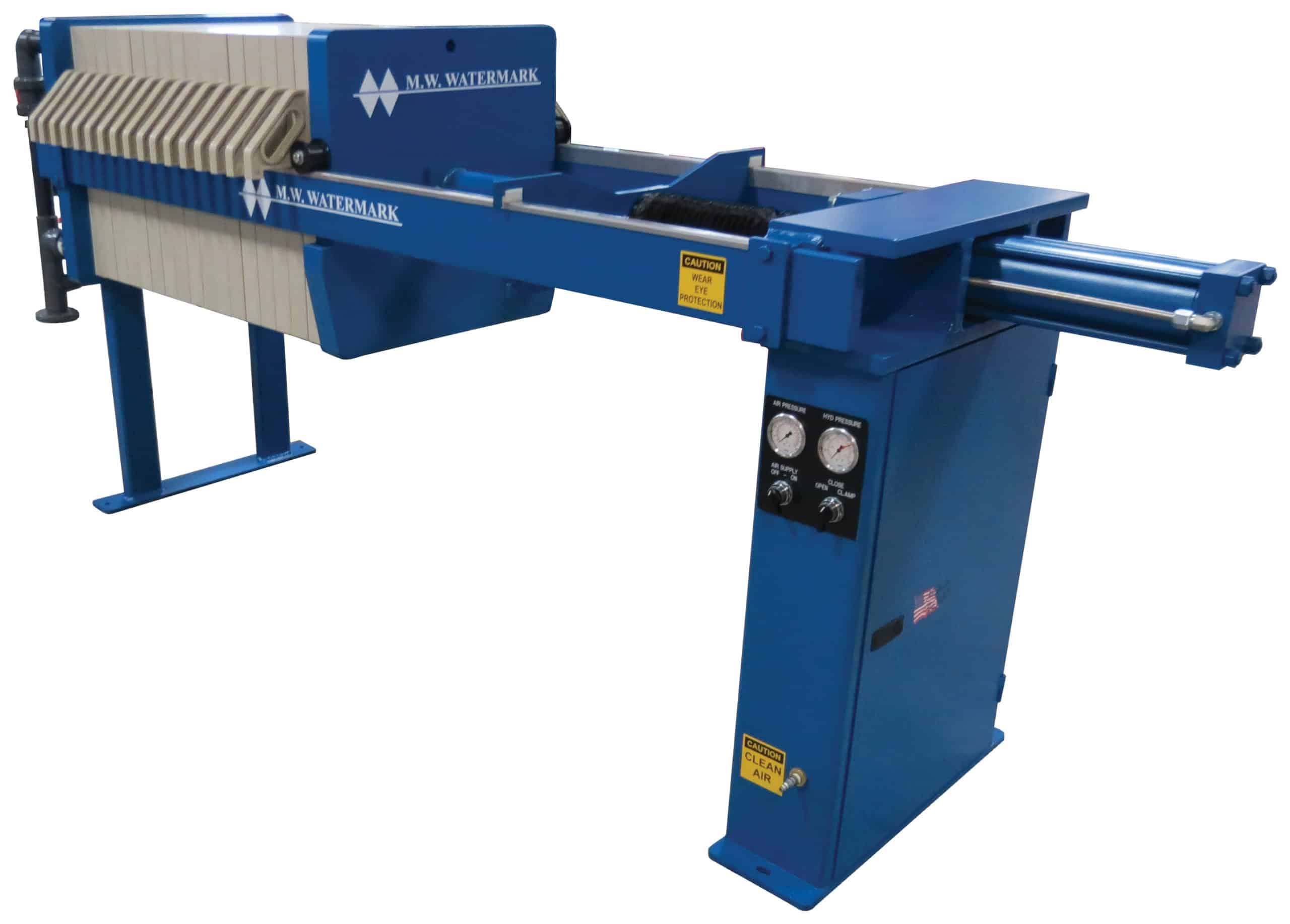 M.W. Watermark 630mm Filter Press with Optional Expansion Piece